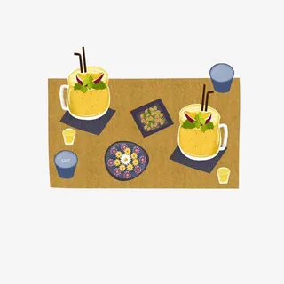 夏日饮料元素免抠