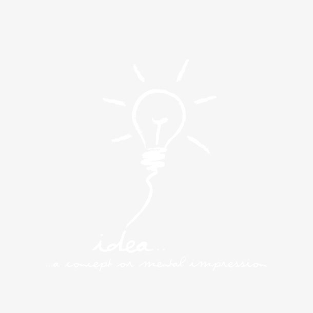 idea灵感发光灯泡矢量素材免抠