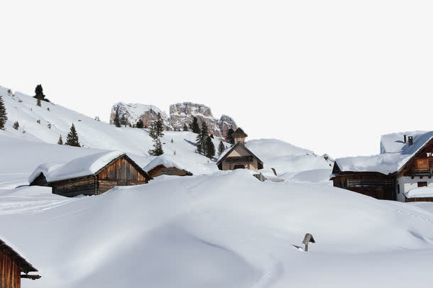 雪景免抠