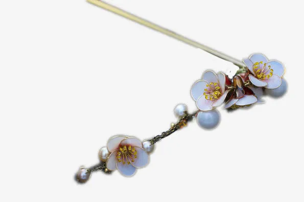 梅花古典头饰免抠