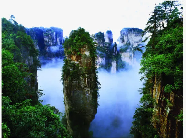 张家界的人间仙境免抠