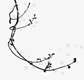 唯美梅花免抠