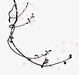 唯美梅花免抠