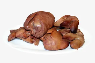 卤味小吃美味鸡肝免抠