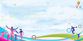 校园春季体育运动会PSD素材高清