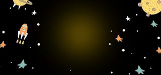 卡通星空宇航图标banner高清