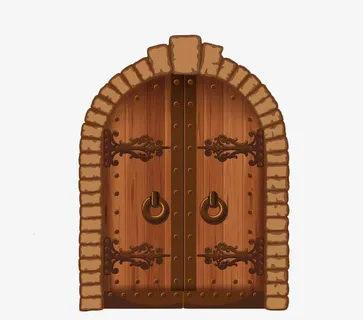 拱形木门效果图免抠