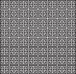 中国风黑色方格底纹背景免抠