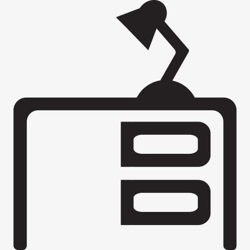 书桌家具灯办公室表设施-概要免抠