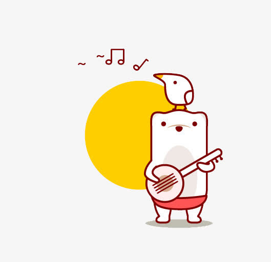 音乐白熊免抠