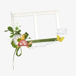 手绘边框图片相框素材  精美相免抠