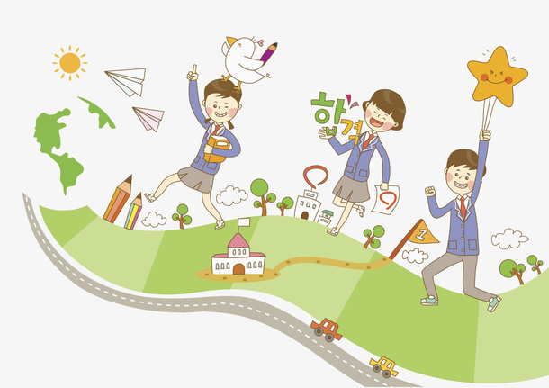 韩国学生的欢乐生活免抠