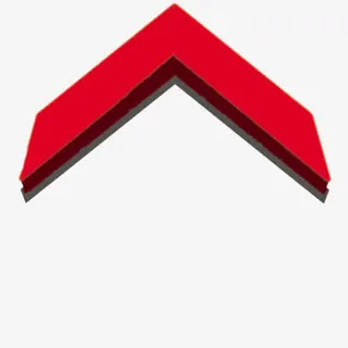 红色屋顶几何免抠