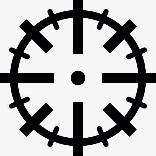 十字线的复杂图标免抠