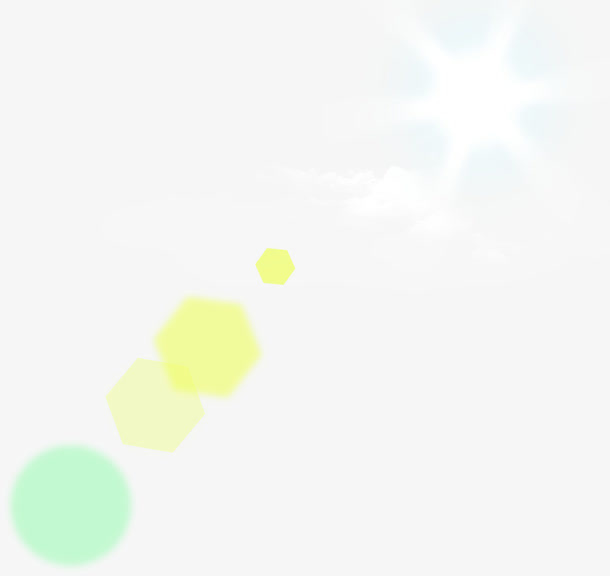 夏日蓝天白云阳光光斑免抠