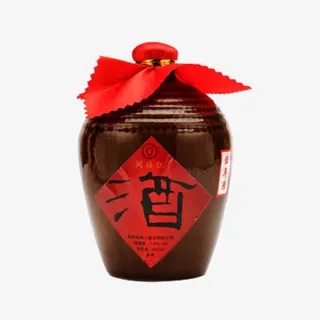 红布头酒坛免抠