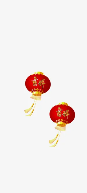 大红灯笼免抠