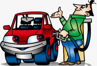 卡通小汽车免抠