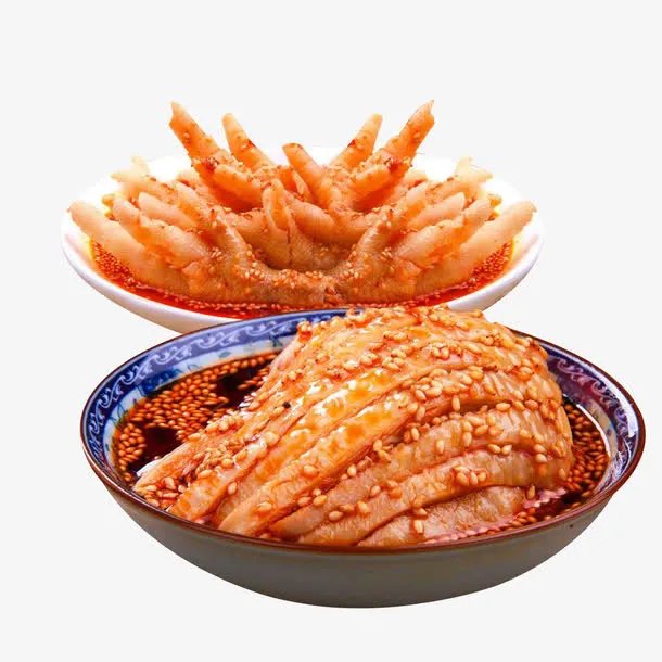 凉拌鸡爪香辣鸡肉免抠
