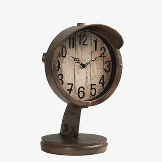 火车头灯造型灯钟表摆件工业时代免抠