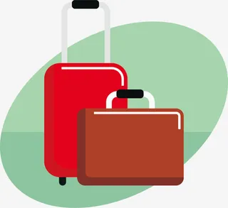 行李拉杆箱免抠