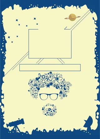 卡通科技海报高清