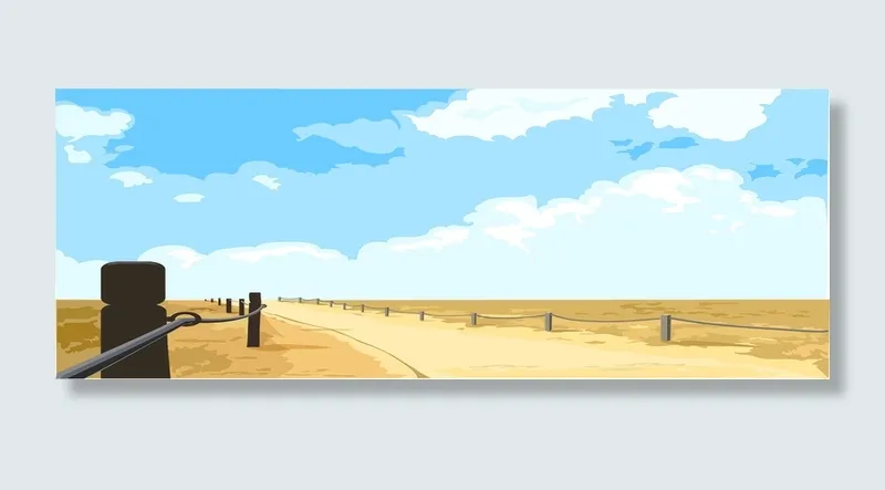 夏日公路背景高清
