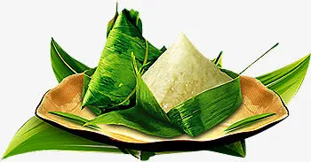 清新粽子食物端午节日免抠