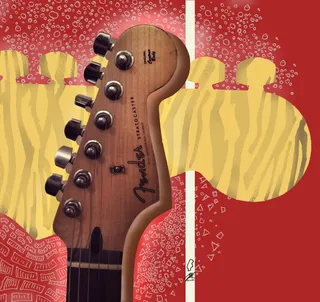 几何图案红色海报背景素材高清