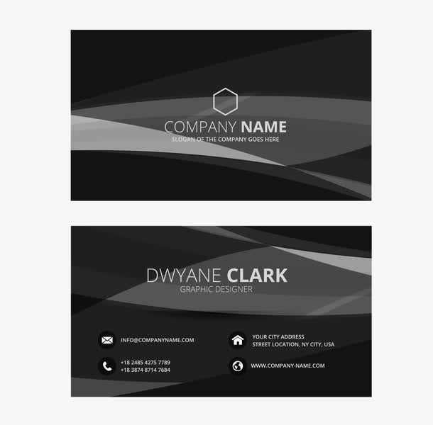 矢量装饰扁平化科技催乳师名片免抠