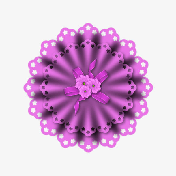 紫色鲜花免抠