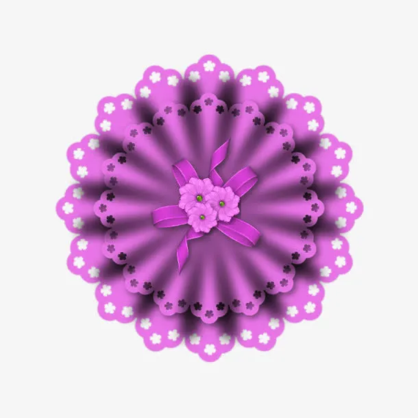 紫色鲜花免抠