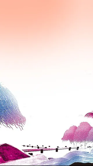 小清新简约父亲节H5背景素材高清