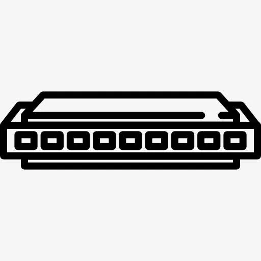 口琴图标免抠