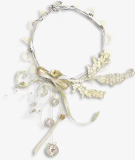 边框纹理花朵装饰免抠