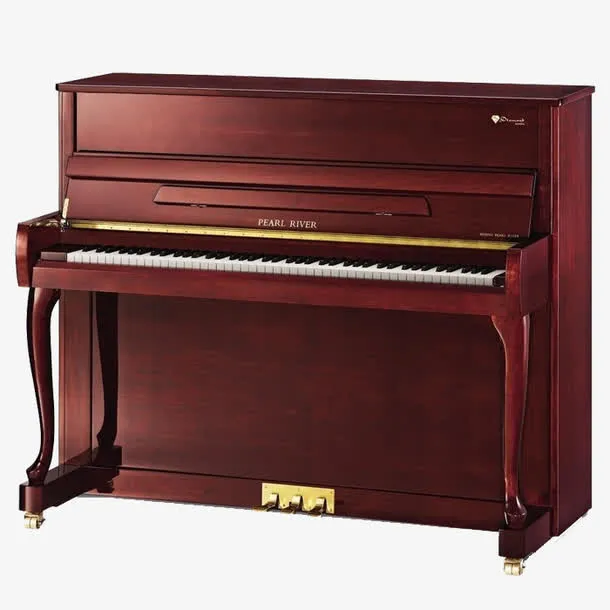 红色的钢琴免抠