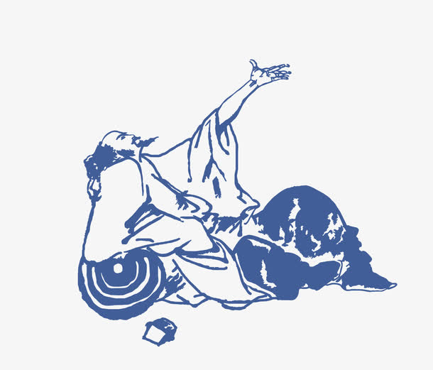 手绘人物免抠