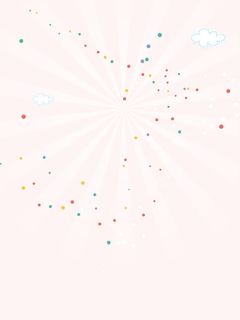 高清放射性活动节日圆形白色手绘云彩免抠