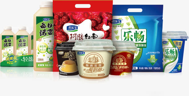 促销超市奶制品酸奶益生菌免抠