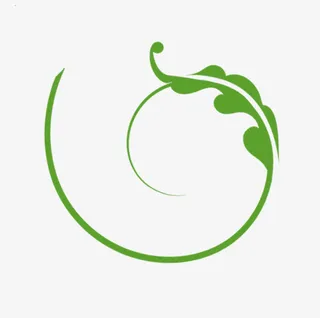 绿色枝条环免抠