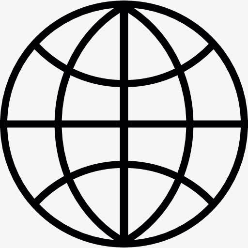 全球网格标志图标免抠