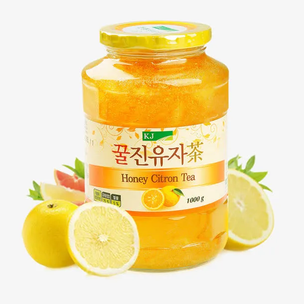 韩国蜂蜜柚子茶免抠
