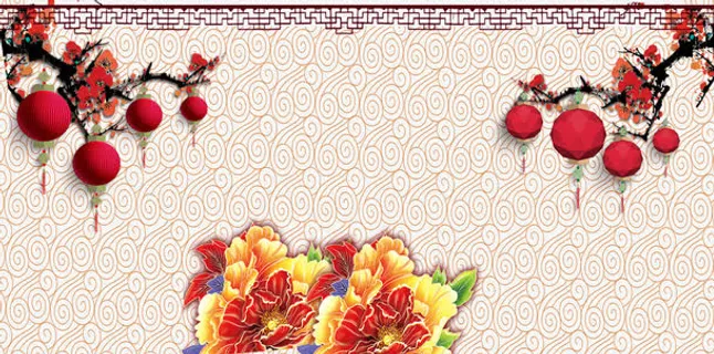 中国灯笼传统装饰图案免抠