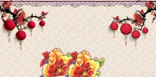 中国灯笼传统装饰图案免抠