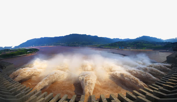 长江三峡大坝风光免抠