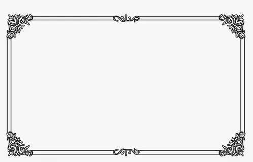 中式矢量边框免抠