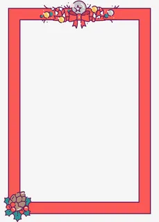 圣诞边框，圣诞节，圣诞氛围免抠