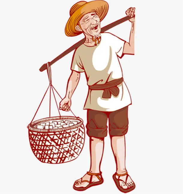 开心的农民免抠