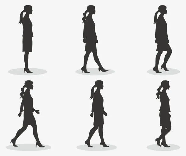 矢量高跟鞋女士免抠