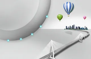 自由发展 企业海报背景素材高清